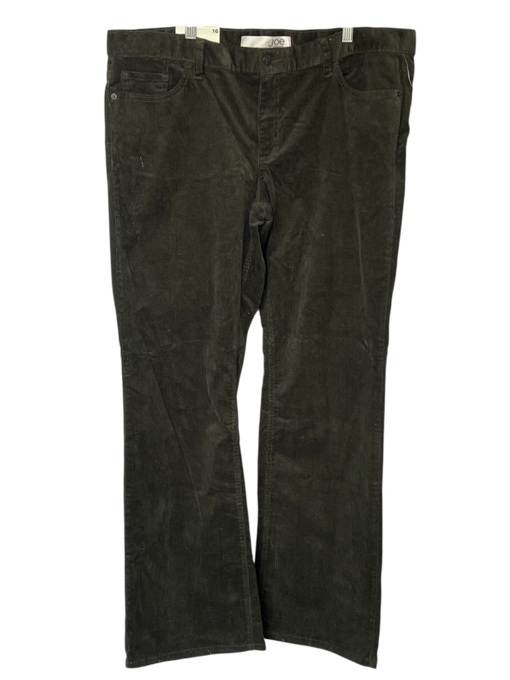 Joe Fresh Pants Brown Corduroy Size 16 Boot Cut New NWT